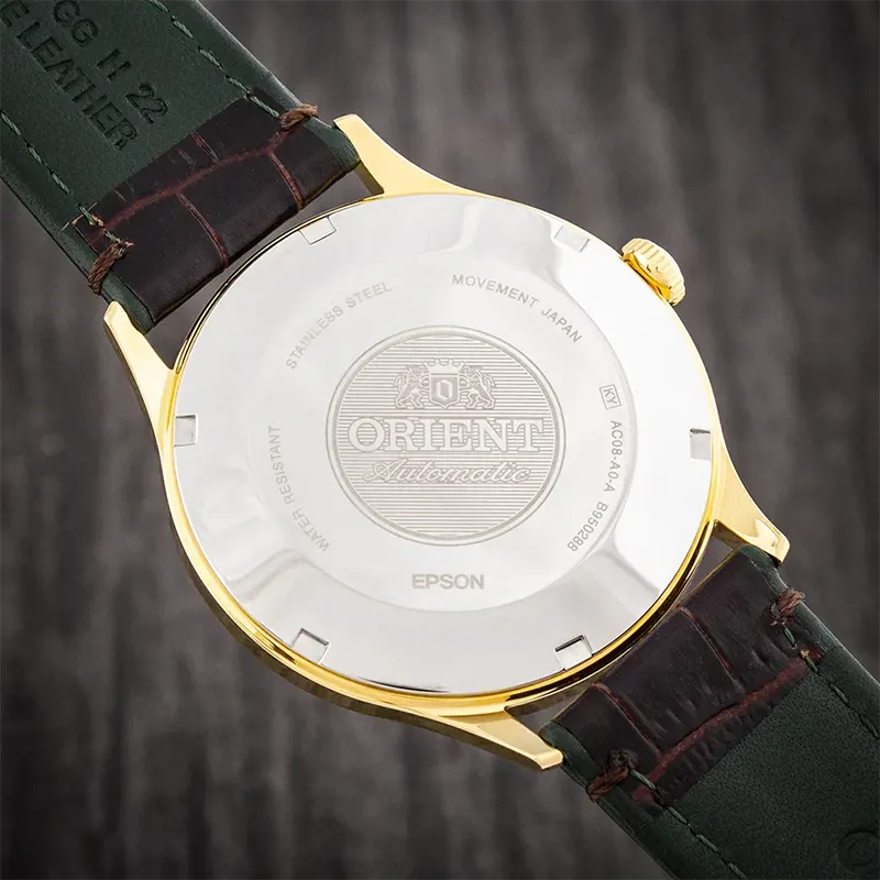 Orient Bambino Version 4 Green Dial Men s Watch FAC08002F0